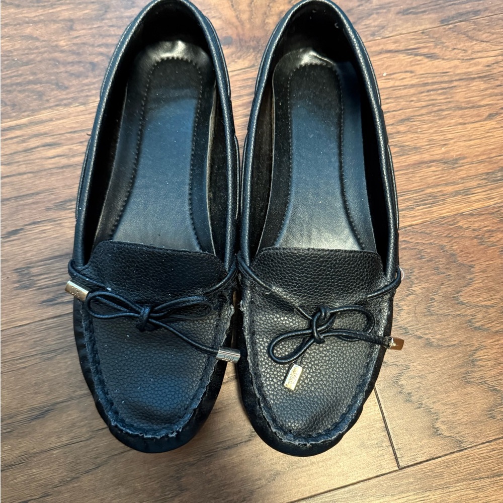 Black Leather Loafers